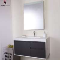 China Wholesale Wall Mounted Bathroom Vanityc Solid Wood cabinet