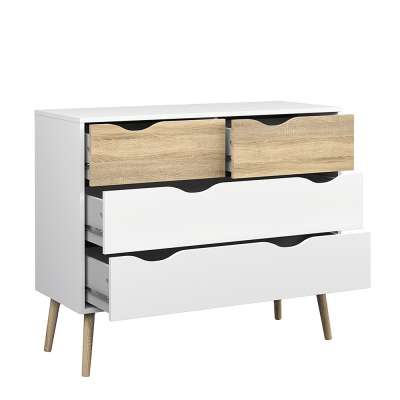 Chest of Drawers 4 Drawers Bedroom Furniture Modern Cloth Cabinet