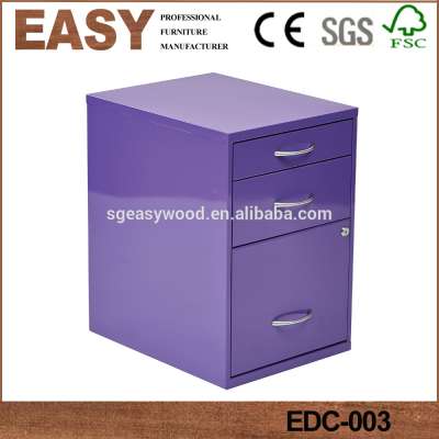 Purple style drawer file cabinet wood cabinet small drawer under cabinet drawer