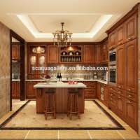 Classical Customized Marble Countertop Kitchen Furniture