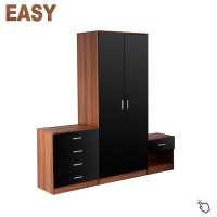 Home use modern bedroom sets Bedroom cheap wooden Wardrobe Closet Styles