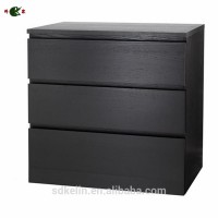 2018 New design hot sale Livingroom used simple black modern Night stand