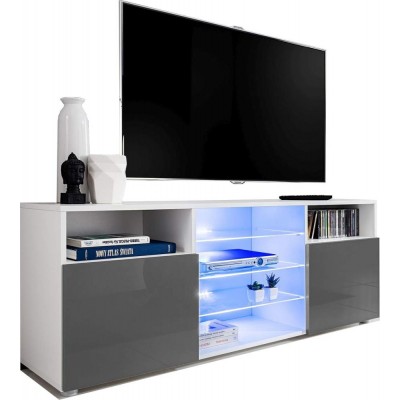 new fashion modern led tv stand furniture glass TV stand design