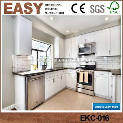 Pure design Simple hanging high end knock down kitchen cabinets