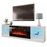 Livingroom Furniture Tv Display Stand Wood Led Tv Cabinet with Electric Fireplace