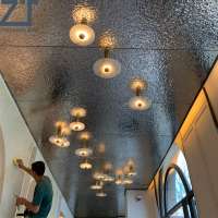 Metal Designs tempered glass ceiling