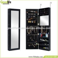 Made in china wall recessed jewelry cabinet with mirror